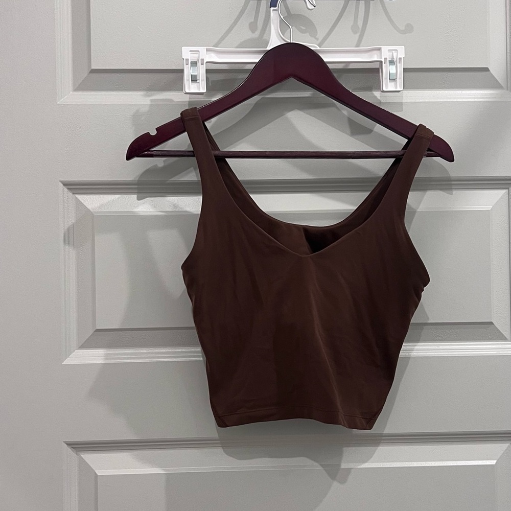 Brown lulu lemon align top